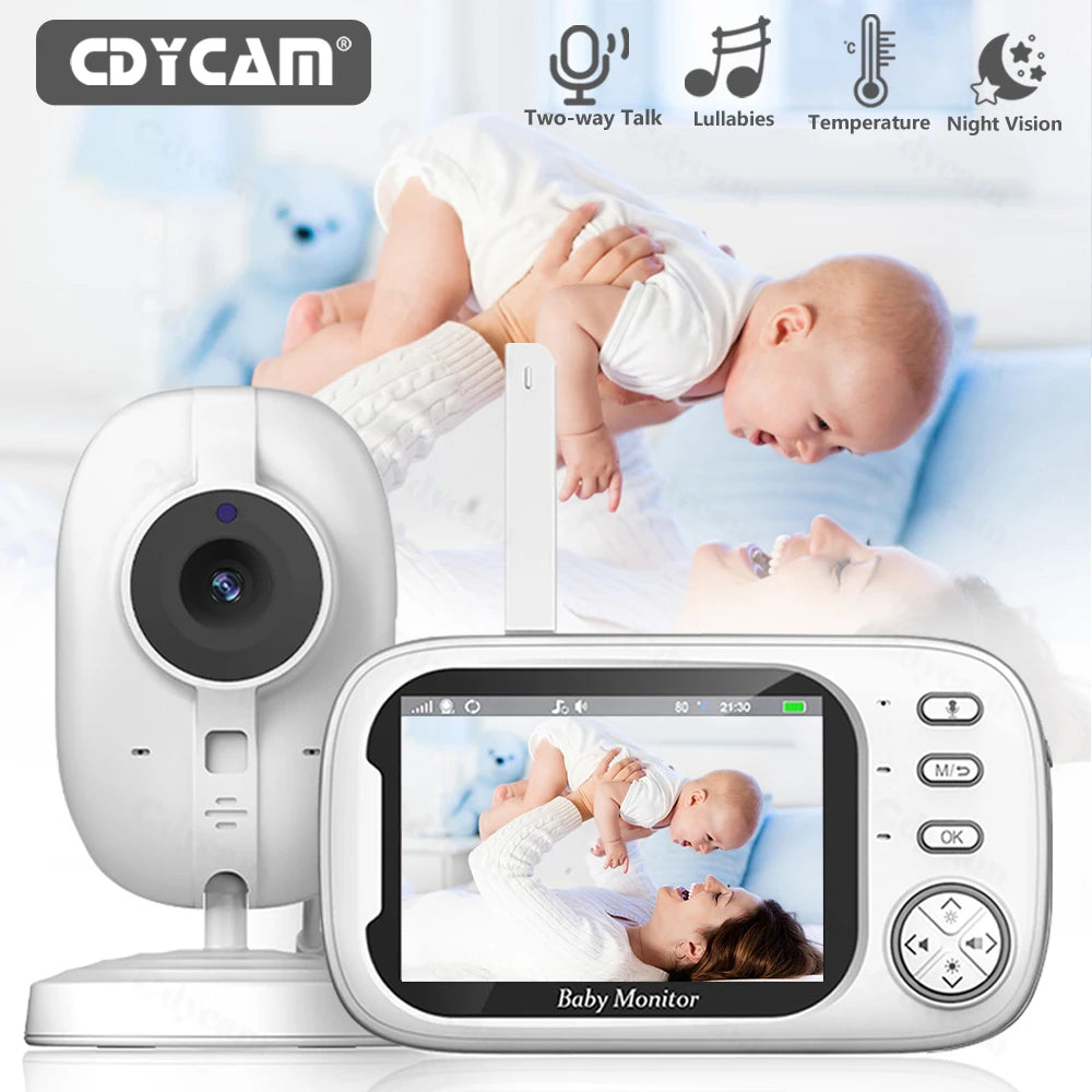 3.5 Inch Better than VB603 Baby Monitor with Camera LCD Electronic Babysitter Wireless 2 Way Audio Talk Video Baby Nanny Radio