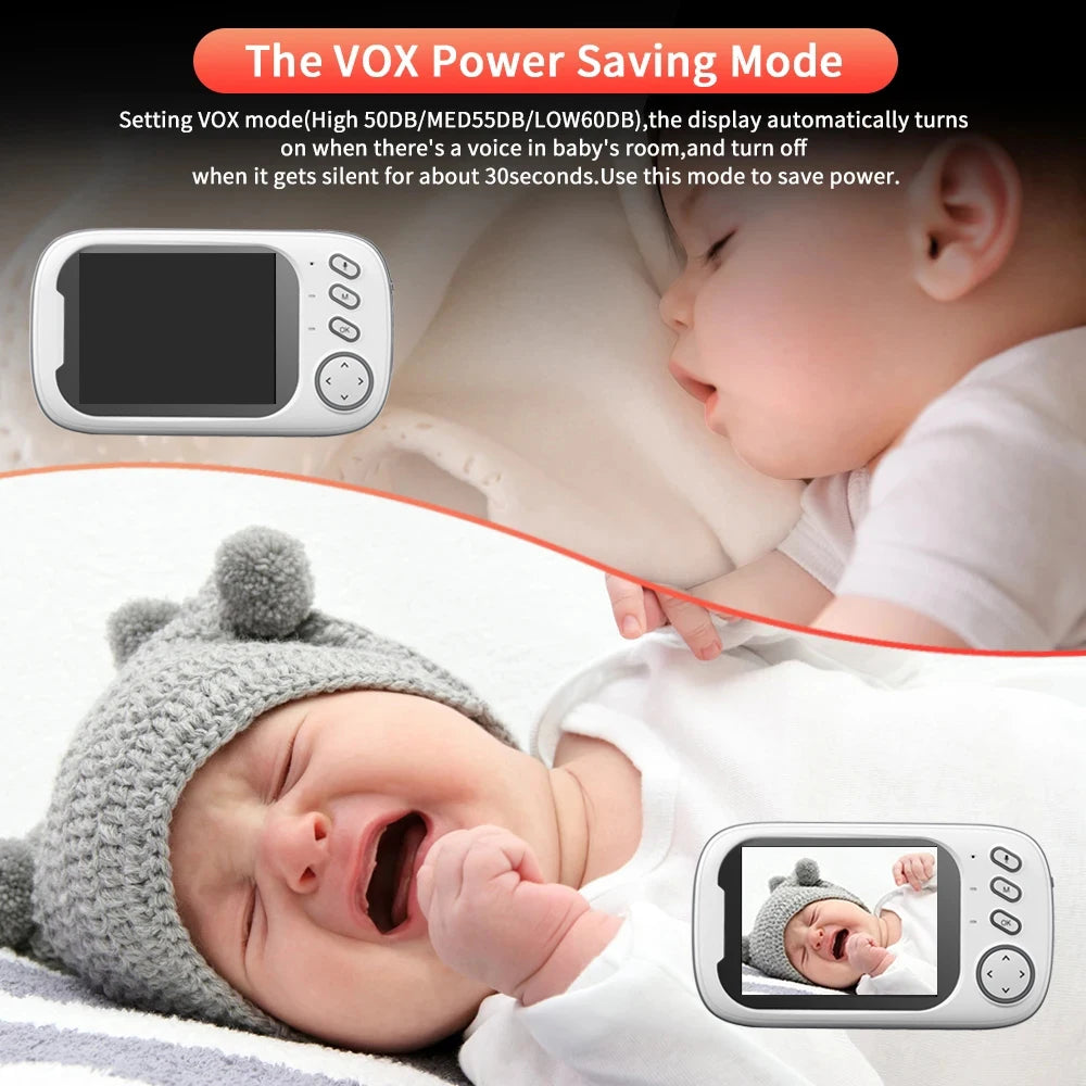 3.5 Inch Better than VB603 Baby Monitor with Camera LCD Electronic Babysitter Wireless 2 Way Audio Talk Video Baby Nanny Radio