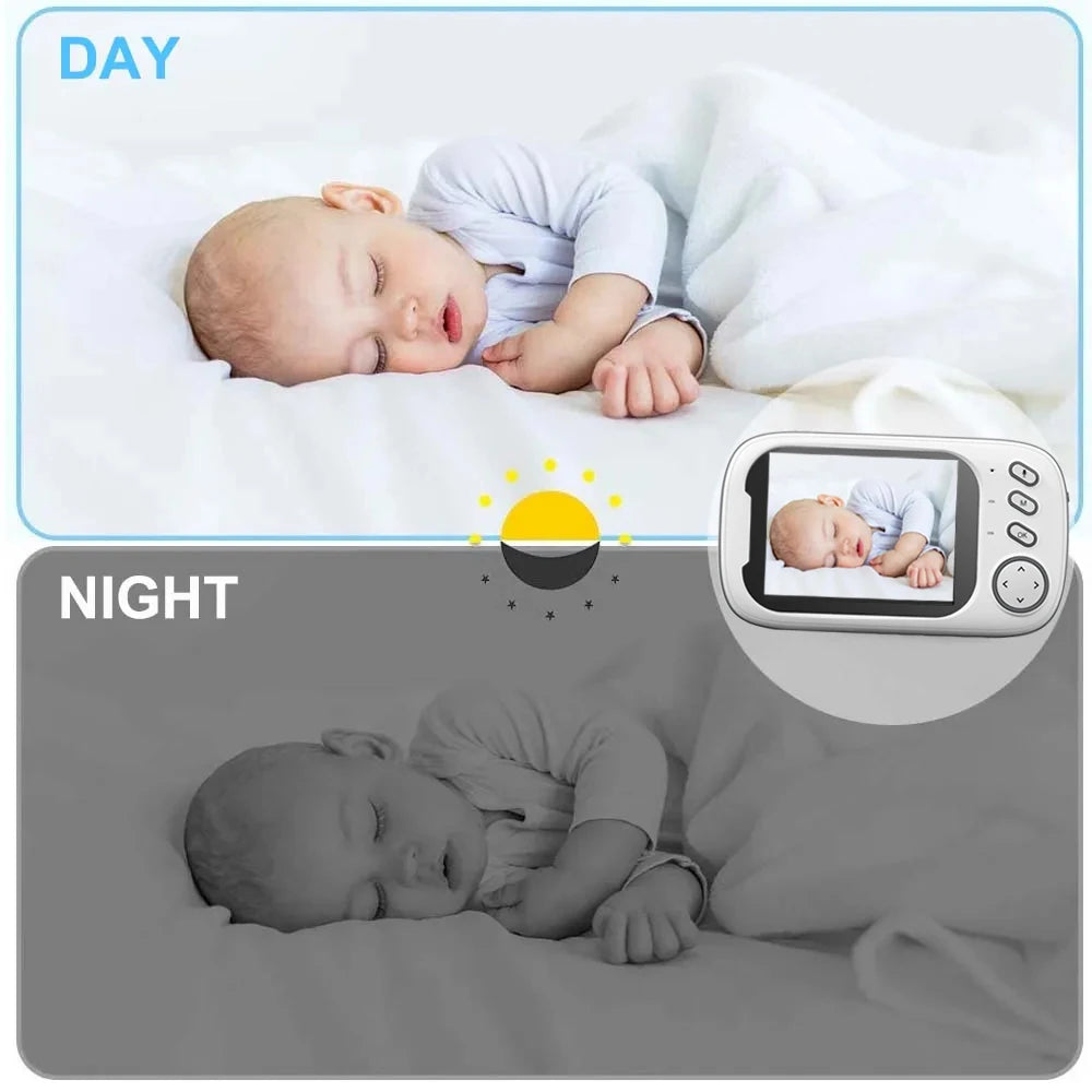 3.5 Inch Better than VB603 Baby Monitor with Camera LCD Electronic Babysitter Wireless 2 Way Audio Talk Video Baby Nanny Radio